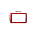 thumbnail image 3 of Real Bright Soft Car Interior Carbon Fiber Sticker DecorationFor Mercedes Benz CLA GLA Red Carbon Fiber Display(7-inch) Surround CoverAuto Car Protection Interior Accessories, 3 of 8