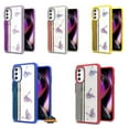 thumbnail image 6 of For Apple iPhone 14 Pro Max (6.7") Butterflies Design Bling Glitter Shockproof Hybrid TPU Frame and Hard Back Slim Phone Case Cover by Xpression - ButterFly Purple, 6 of 6