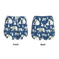 thumbnail image 3 of Salouo cute winter bear Print Women's 2 in 1 Running Shorts Double-Layer Shorts Athletic Workout Gym Yoga Shorts Running Shorts for Women-Large, 3 of 7