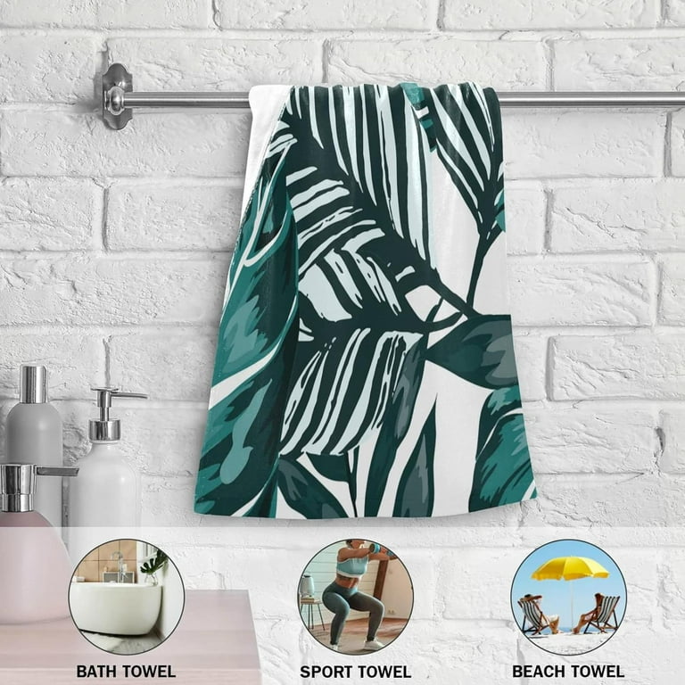 Palm print hand towel hotsell