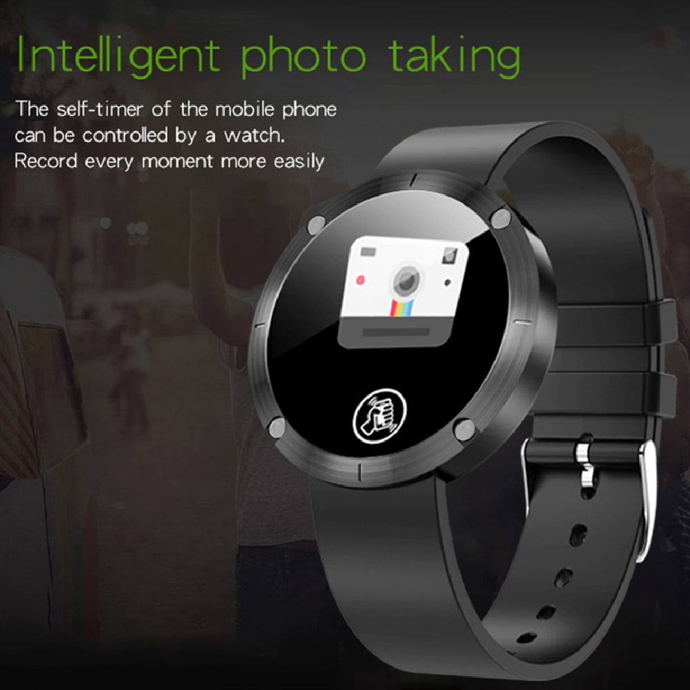 Oukitel W5 Fitness Tracker Smart Bracelet, 1.22" Display with Heart Rate Monitor & IP65 Waterproof Bluetooth 4.0, Silver