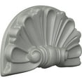 thumbnail image 2 of Ekena Millwork 9"W x 5 3/8"H x 1 1/8"D Modern Shell Onlay, 2 of 6