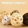 thumbnail image 5 of BESTSKY Rabbit Chew Toys,Natural Apple Wood Chew Toys,Interactive Rattan and Seaweed Guinea Pig Toys,Stress-Relieving Chew Toys for Healthy Rabbit Teeth, 5 of 5