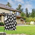 thumbnail image 2 of Black Halloween Ghosts with Boo Fall Garden Flags 12.5"x18" Double Side,Small Yard Flags for Outside,Outdoor Fall Decor,Autumn Funny Garden Flag Yard Decoration, 2 of 4