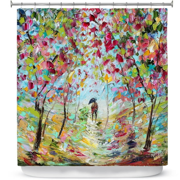 Shower Curtains 70" x 93" from DiaNoche Designs by Karen Tarlton - Walk in the Park