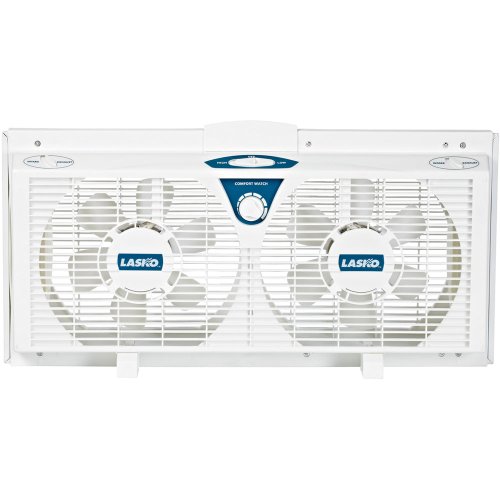 Electrically Reversible Twin Window Fan 