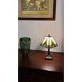 thumbnail image 2 of 15" Tiffany White Yellow and Blue Mission Style  Table Lamp, 2 of 8
