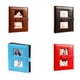 thumbnail image 2 of Álbum de fotos de 6 pulgadas, tipo de página central, colección de imágenes ligera, elegante accesorio portátil para el hogar, galería de Almacenamiento y organización del hogar Marrón Bewildely HA074247-04, 2 of 6