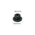 thumbnail image 2 of 6Pcs T Shape Rubber Grommet Mount Dia 15mm ID 6mm H 14mm Seal Protection Hole Plugs Cable Pipe Black, 2 of 5