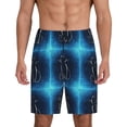 thumbnail image 1 of Fotbe Cat Sketch Pantalones Cortos de Pijama para Hombre, Ropa de Dormir, Pantalones de Pijama Cortos para Hombre-Small, 1 of 6