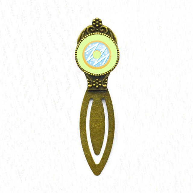 Blue Dessert Sweet Food Bookmark Retro Office Label Page Marker