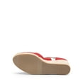 thumbnail image 5 of DREAM PAIRS Womens Close Toe Espadrilles Platform Slip on Elastic Criss Cross Straps Dressy Wedges Sandals, 5 of 6