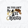thumbnail image 4 of Inktastic No, This Ain't My 1st Rodeo Cowboy Hat and Lasso Girls Toddler Dress, 4 of 5