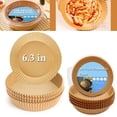 thumbnail image 1 of Air Fryer Disposable Paper Liner 6.3 IN,Non-stick Air Fryer Liners Round Baking Paper for Air Fryer, Oil-proof, Water-proof, Parchment for Baking Roasting Microwave, 1 of 6