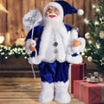 thumbnail image 7 of Noothes Santa Figurine Christmas Decoration, Christmas Gift Santa Statue Desktop Ornament - Traditional Design, Lifelike Appearance, Perfect for Home/Office/Christmas Party, Festive Holiday Gift, 7 of 7
