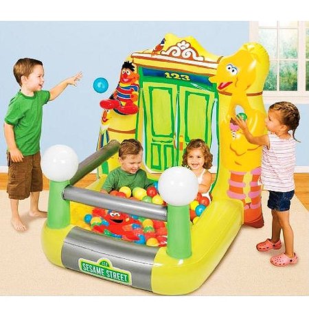 Sesame Street Inflatable Activity Play Center - Walmart.com