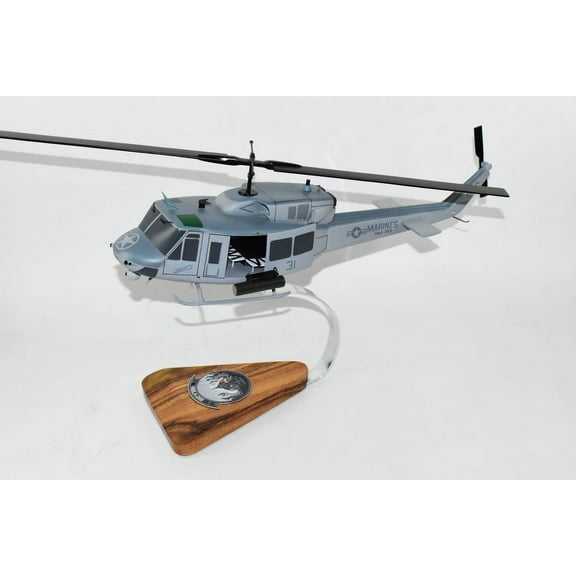 Bell® UH-1N Huey, HMLA-269 Gunrunners, 16" Mahogany Scale Grey Model