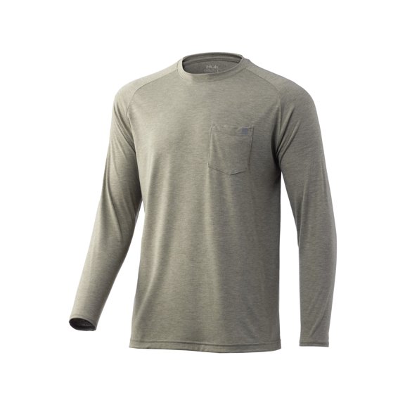 HUK Performance Fishing Waypoint Long-Sleeve Shirt - Men's, Large, Moss, H120038