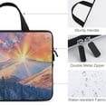 thumbnail image 3 of Werpe Snow Mountain Sunset Laptop Handle Bag Diving Fabric Computer Protect Case 13inch, 3 of 5