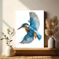 thumbnail image 6 of Flying Kingfisher Canvas Print，Cafe Hotel Hallway Dining Room Wall Decor, 6 of 8