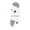 White, variant on Champion Women’s Cotton Flex No Show Cushioned Socks, 6 Pack, Sizes 4-10