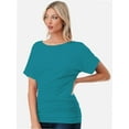 thumbnail image 2 of Womens Super Comfy Boat Neck Dolman Top Shirt, 2 of 4
