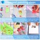thumbnail image 3 of Kit completo de bordado de diamantes navideños de 30 x 40 cm, Papá Noel, pintura de diamantes 5d, luna llena, bordado de punto de cruz redondo, decoración para dormitorio y oficina, 3 of 5