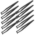 thumbnail image 6 of WRITWAA 10Pcs Black Plastic Craft Tweezers Bulk Set Ergonomic Design Durable Material for Arts Jewelry Electronics, 6 of 8