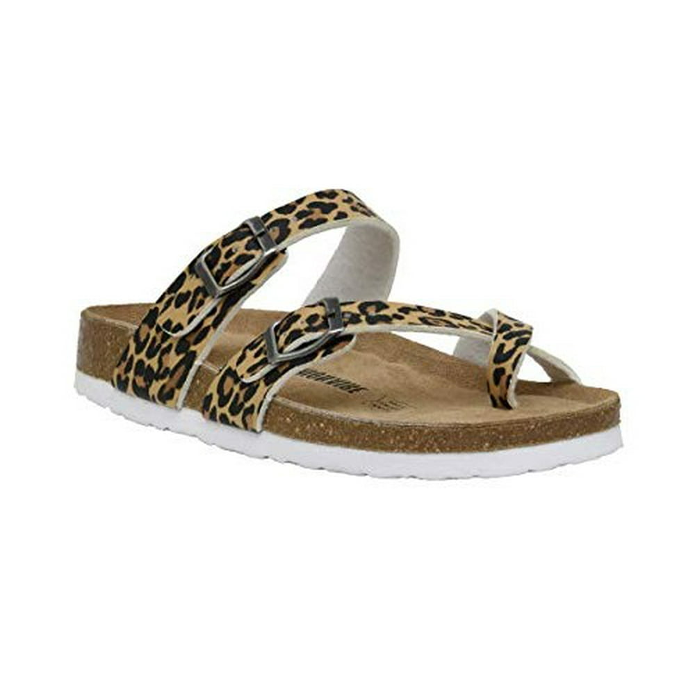 CUSHIONAIRE CUSHIONAIRE Women's Luna Cork Footbed Sandal with