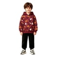thumbnail image 6 of Zylarhe Kids Halloween Tops Hoodie with Front Pocket for Boys Cozy Sweatshirt Seasonal Comfort Red 11-12 Years, 6 of 7