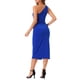 thumbnail image 3 of INSPIRE CHIC Vestido Midi Formal Ajustado de Una Sola Manga Sin Mangas para Mujeres XL Azul Real, 3 of 6