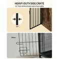 thumbnail image 5 of 44.1" Dog Crate Furniture, 3 Door Wooden Dog Crate Furniture for Small/Medium/Large Dog,Rustic Brown, 5 of 9