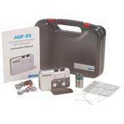 Drive Medical Portable Dual Channel Transcutaneous Electrical Nerve Simulator (TENS) Unit with Electrodes & Carry Case, AGF-3X