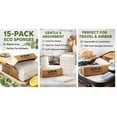 thumbnail image 2 of Esponjas de celulosa ecológicas Scrub & Throw, paquete de 15, 2 of 4
