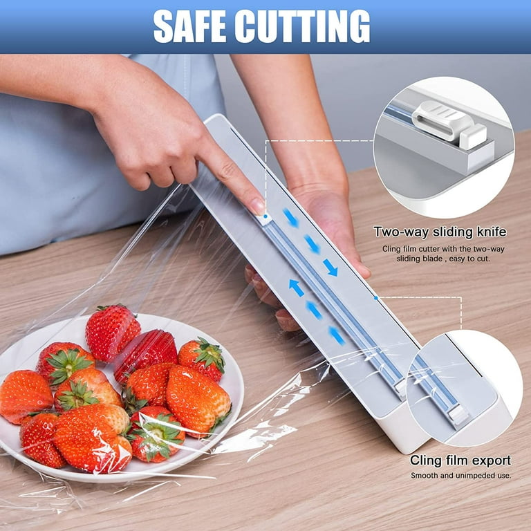 100% Compostable Plastic Wrap Dispenser With Cutter - Ikigaia