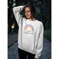 thumbnail image 2 of Rainbow Hope I Sweatshirt Women -June Erica Vess Designs, Female Medium, 2 of 4