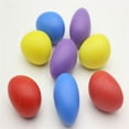thumbnail image 2 of 2Pcs Solid Color Baby Egg Music Shaker Sand Hammer Instrument Early Learning Toy, 2 of 7