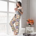 thumbnail image 5 of Cauagu Snake Pajama Pants for Women Loose Fit Wide Leg Trouser Pants Casual Elastic Waist Drawstring Lounge Pants, 5 of 6