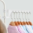 thumbnail image 4 of Aqestyerly Multi Hole Clothes Hanger Hook Multi-Function Clothes Drying Rack Clothes Support Storage Rack Suitable for Family Business Trip Travel Dormitory Students Multi Hole Hanger Hook,Multifu, 4 of 6