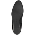 thumbnail image 4 of ALFANI Womens Black Mixed Media Padded Beverly Round Toe Wedge Zip-Up Leather Dress Boots 8.5 M, 4 of 4