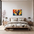 thumbnail image 3 of ZHONGYUTONG Abstract Forest Animal Canvas Wall Art Colorful Elephant Painting Prints Wildlife Posters Artwork Home Decor Framed (16.00" x 24.00"), 3 of 6