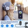 thumbnail image 3 of Receptor auxiliar Bluetooth para automóvil, receptor de audio inalámbrico con cancelación de ruido para estéreo de automóvil/altavoz doméstico Música/llamadas manos libres, 3 of 5