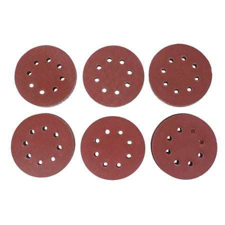 

60PCS 5 Inch Sanding Discs Sandpaper Assorted 60 80 120 180 240 320 Grits For Power Random Track