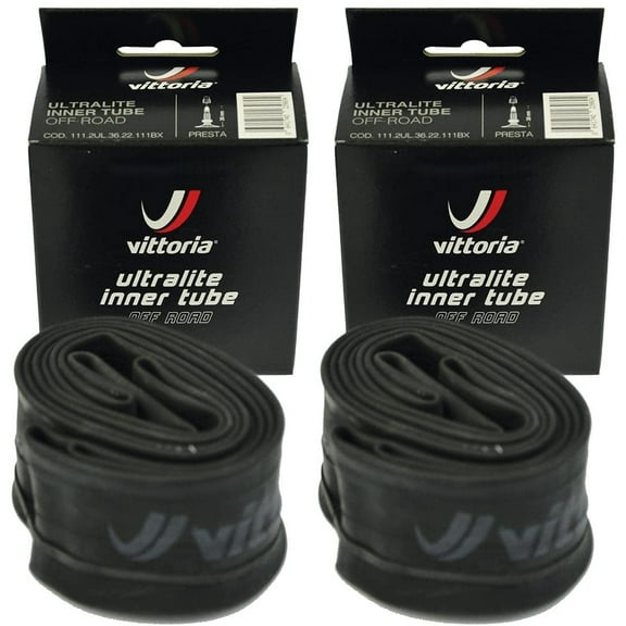 Pair of Vittoria MTB Bike Ultralite 26 x 1.1-1.5 Hybrid Inner Tube 36mm Presta