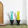 thumbnail image 5 of Rabbit-Shaped Artificial Green Plants, Easter Decorative Stakes With Bunny Design Made With Advanced Simulation Technology For Realistic Look, No Watering Or Maintenance Required, 5 of 9