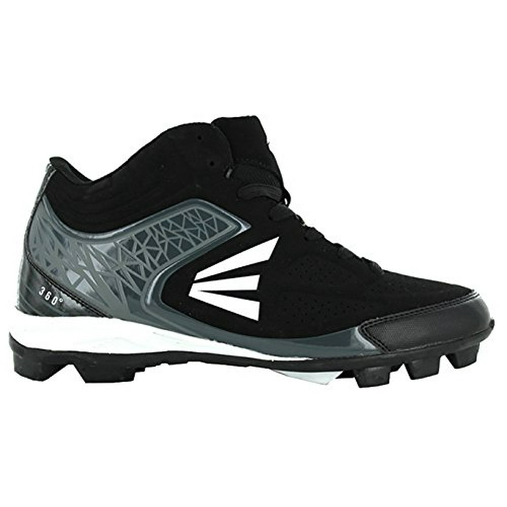 Easton 360 Mid Senior Baseball Cleats Black/Charcoal (6.5) Walmart