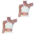 thumbnail image 3 of Greeniant Conjunto de 2 piezas para hacer ejercicio, sujetadores, pantalones cortos transpirables acanalados a prueba de sudor con mallas de un Type4 NO4, 3 of 6