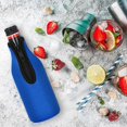thumbnail image 2 of Beer Bottle Cooler, (4 Colors) Case Wonder Set of 4 17.6 Oz Neoprene Insulated Collapsible Beer Bottle Cooler Zippered Cover Beer Cooler, 2 of 5