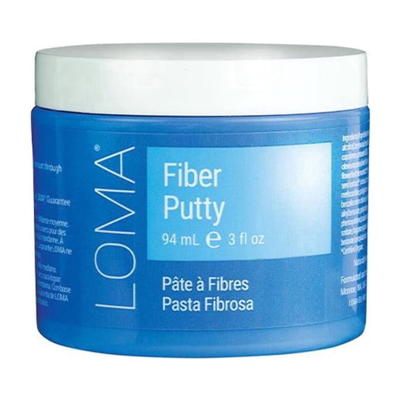 Loma Fiber Hair Putty, Medium to Firm Hold Hair Styling Putty, Orange Tangerine Scent, 3 fl oz