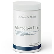Dr. Westin Childs GlucoSlow Fiber - 100% Natural Glucomannan Fiber with GoFAT Olive Oil & L-Glutamine | Supports Regularity, Gut Health, 30 Servings